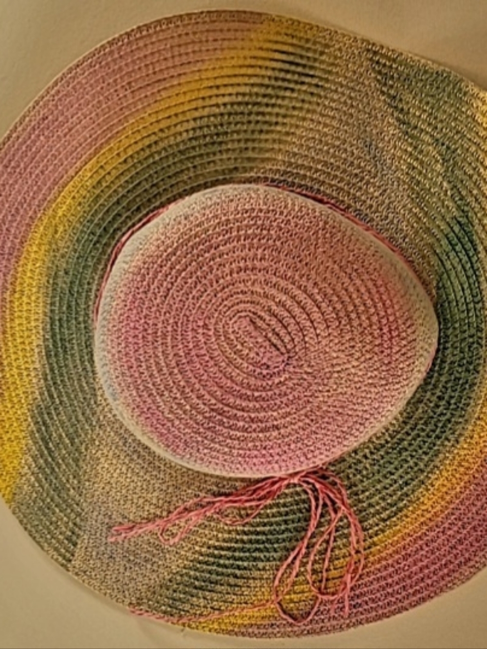 Neutral Woven Straw Hat with Subtle Tag